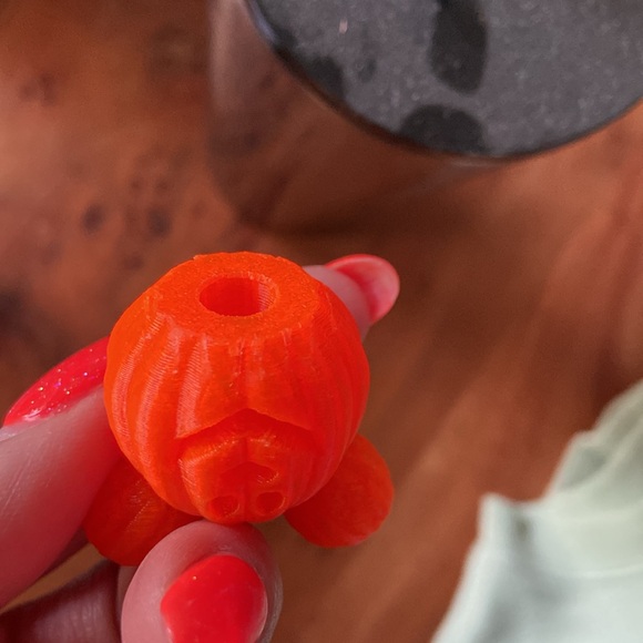 Mickey Mouse pumpkin 3D printed straw topper water cup accessory orange - Picture 12 of 13